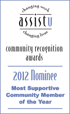 AssistU 2012 Most Supportive Community Member Nominee
